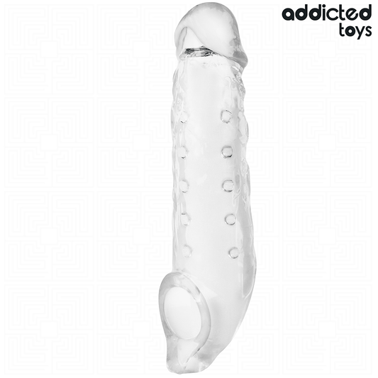 Addicted Toys - Bainha de Pénis Transparente Tamanho M 27 cm