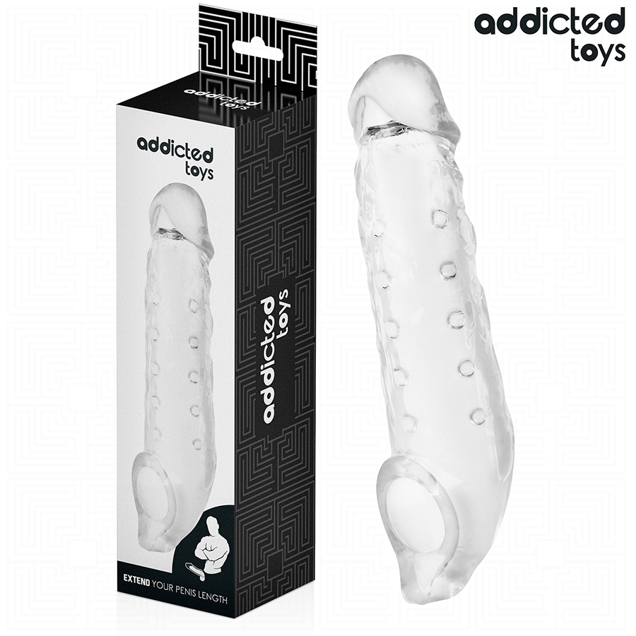 Addicted Toys - Vaina de Pene Transparente Talla M 27 cm