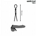 Addicted Toys - Cuerda de silicona para el pene de doble lazo