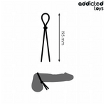 Addicted Toys - Anillo para el pene de silicona de lazo único