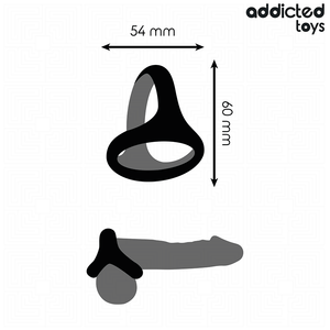 Addicted Toys - Anel Triplo Grosso para o Pênis