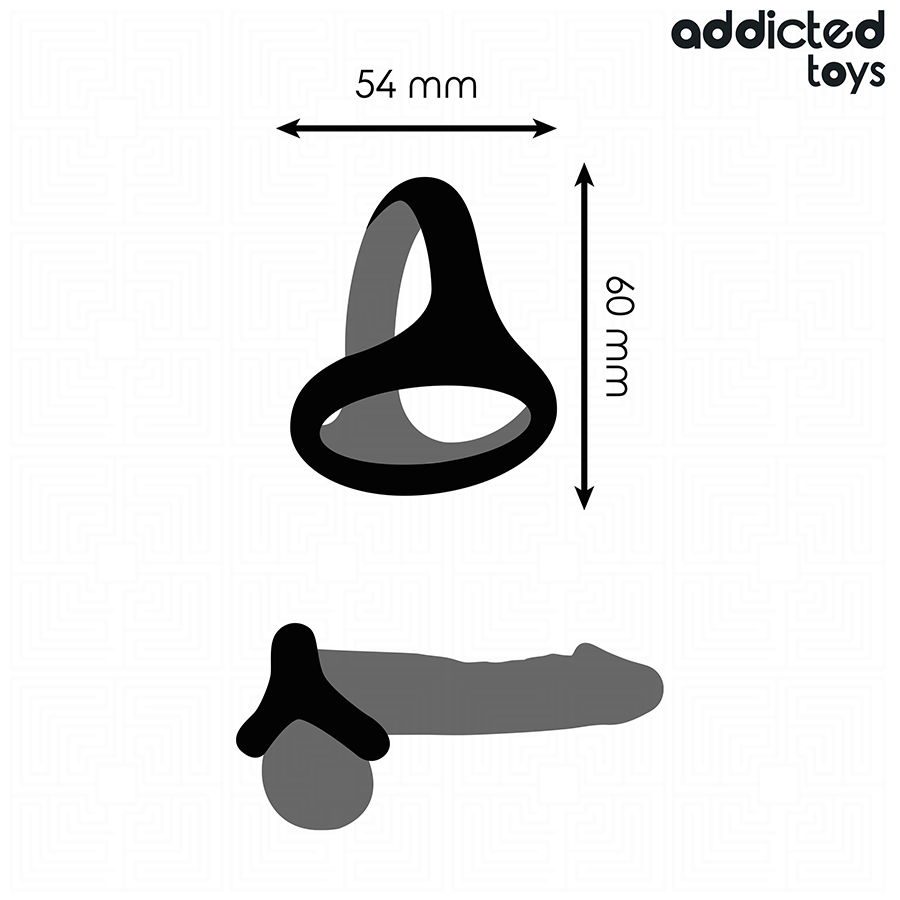 Addicted Toys - Anel Triplo Grosso para o Pênis