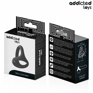 Addicted Toys - Anel Triplo Grosso para o Pênis