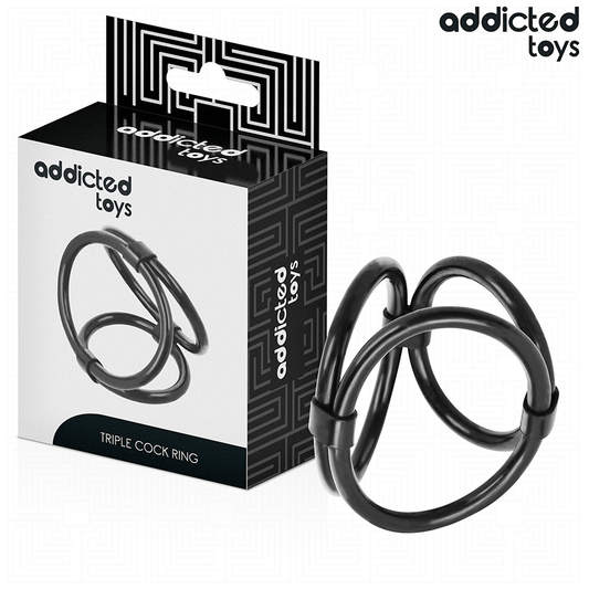 Addicted Toys - Anel Triplo Para O Pénis