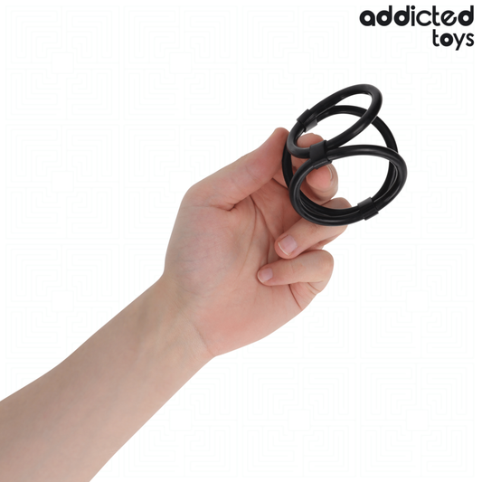Addicted Toys - Anel Triplo Para O Pénis