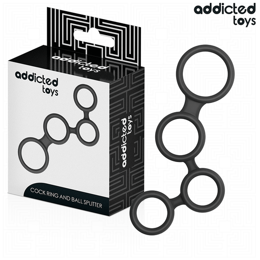 Addicted Toys - Anel Para Pénis Com Divisores Para Testículos