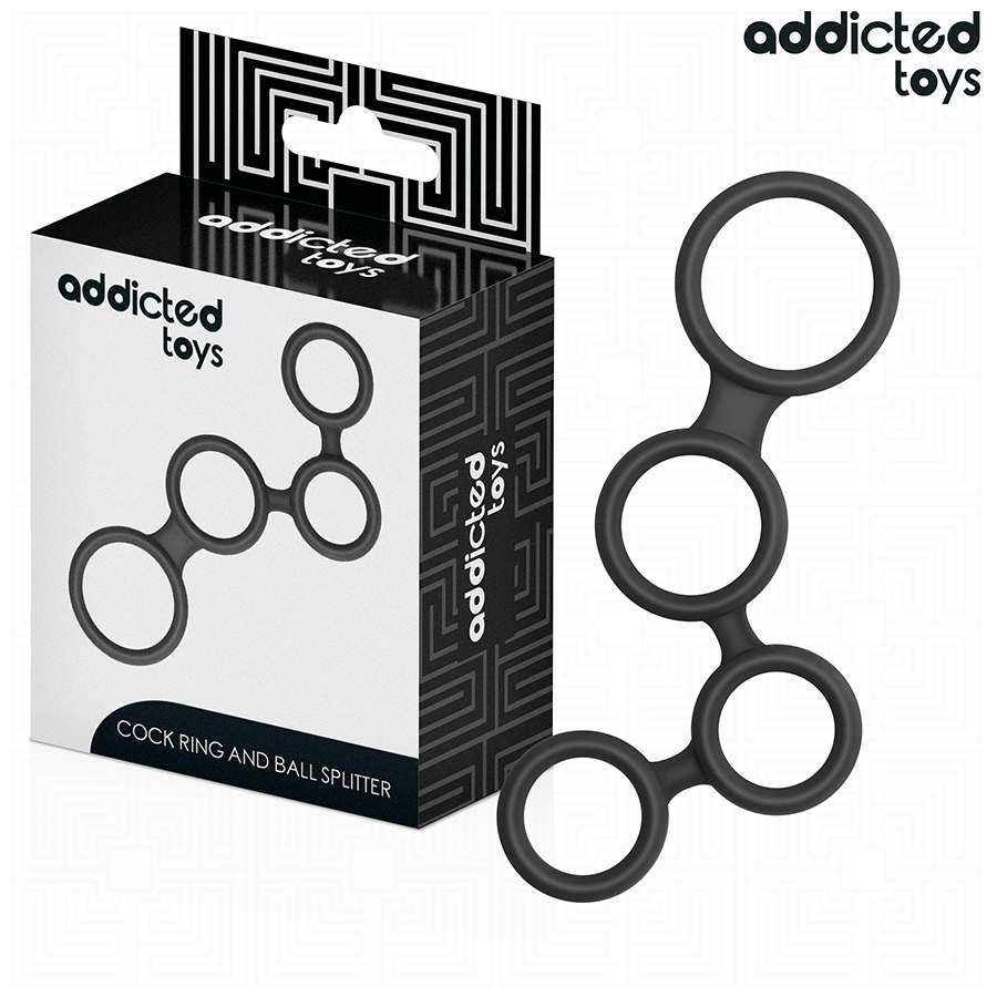 Addicted Toys - Anillo Para Pene Con Separadores Para Testículos