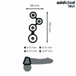 Addicted Toys - Anillo Para Pene Con Separadores Para Testículos