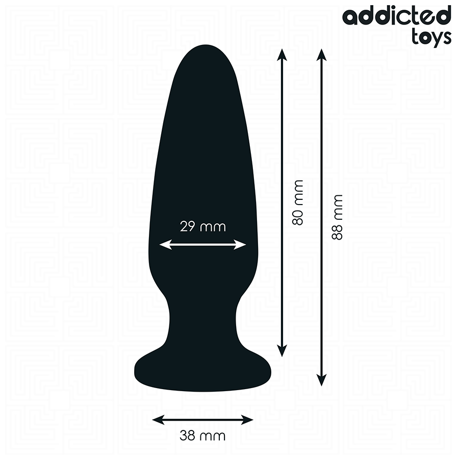 Addicted Toys -Plug Anal Com Joia Tamanho S 8,8 cm