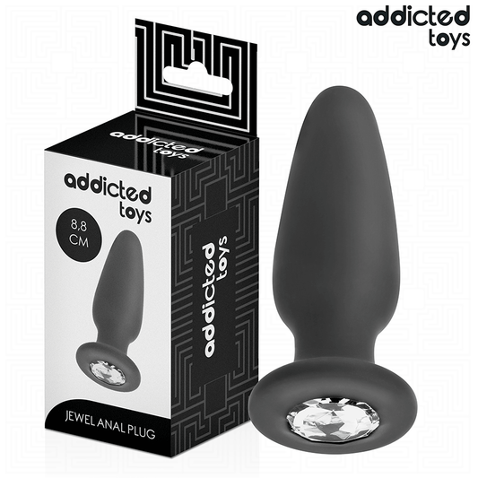 Addicted Toys -Plug Anal Com Joia Tamanho S 8,8 cm