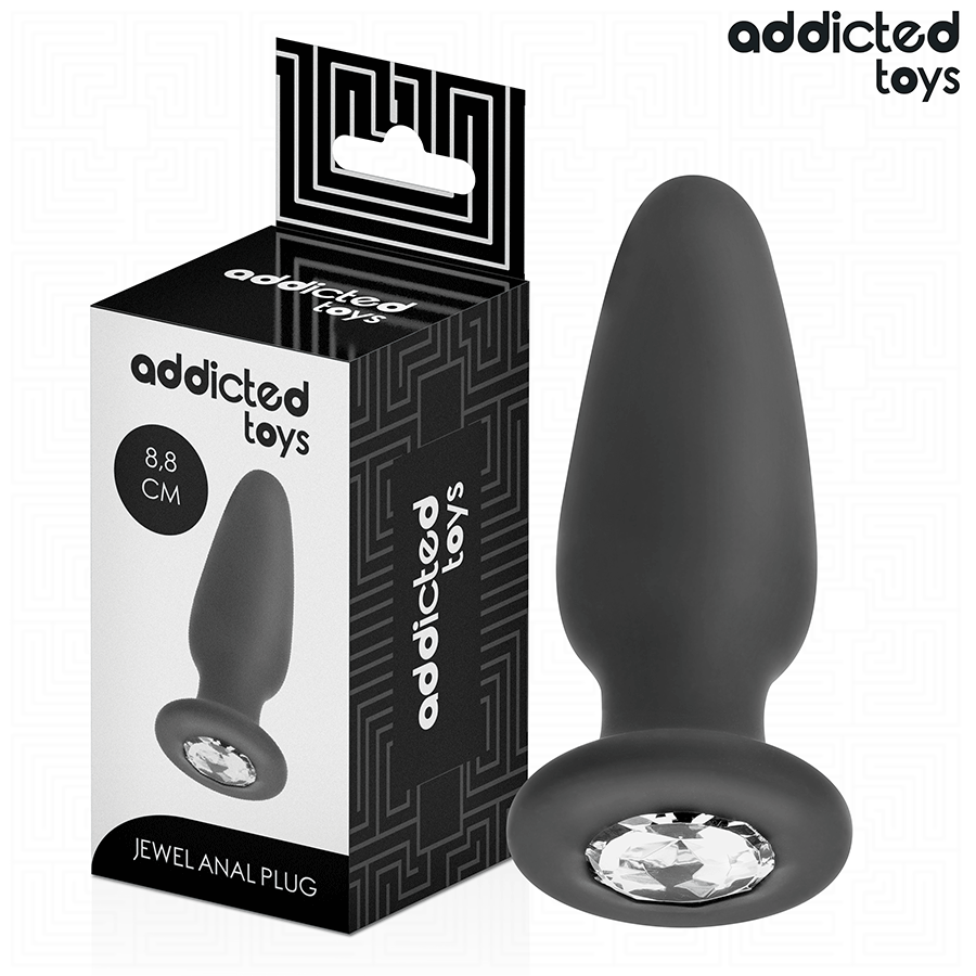 Addicted Toys -Plug Anal Com Joia Tamanho S 8,8 cm