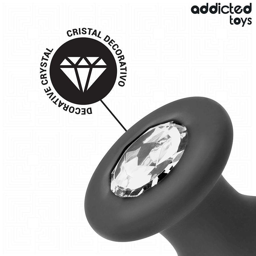 Addicted Toys -Plug Anal Com Joia Tamanho S 8,8 cm