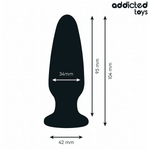 Addicted Toys -Plug Anal Com Joia Tamanho M 10,4 cm