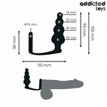 Addicted Toys -Plug Anal Com Anel Modelo 5