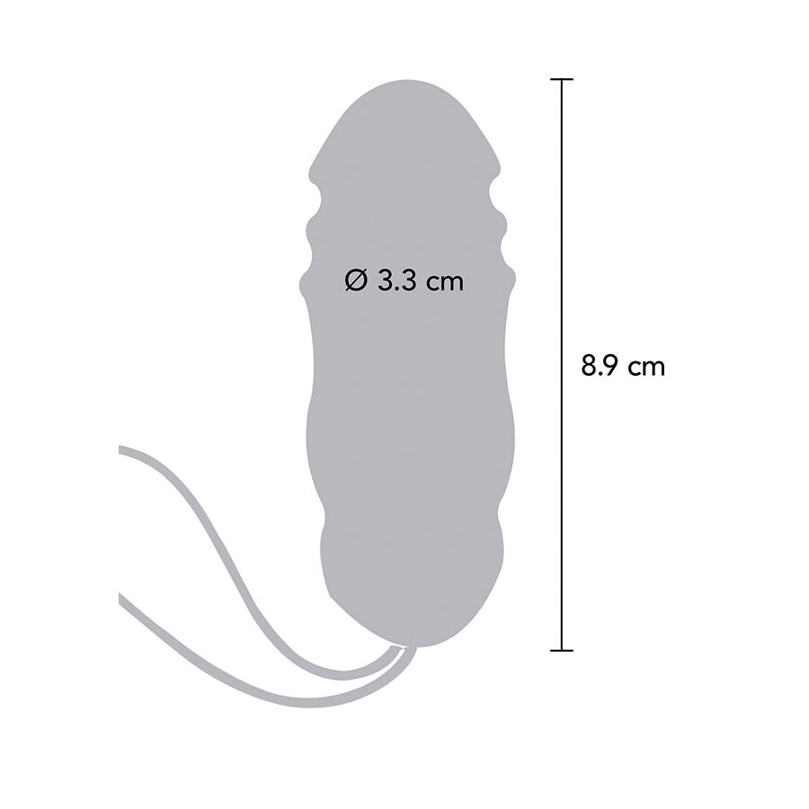Toyjoy - Felicidade Sunn Side Para Cima e Para Baixo Vibrador Fúcsia Controle Remoto