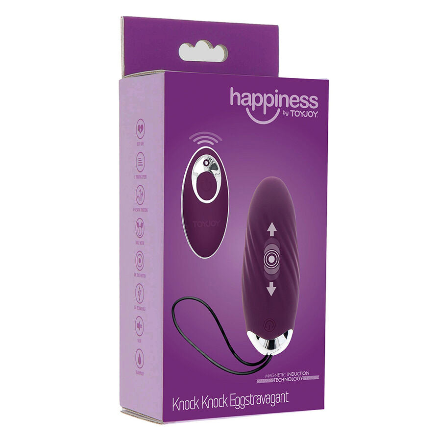 Toyjoy - Felicidad Vibrador Eggstavagante con Mando a Distancia Morado