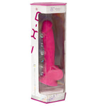 Silexd - Modelo de Pénis Realista 18 Vibração Rosa + Controle Remoto Lrs