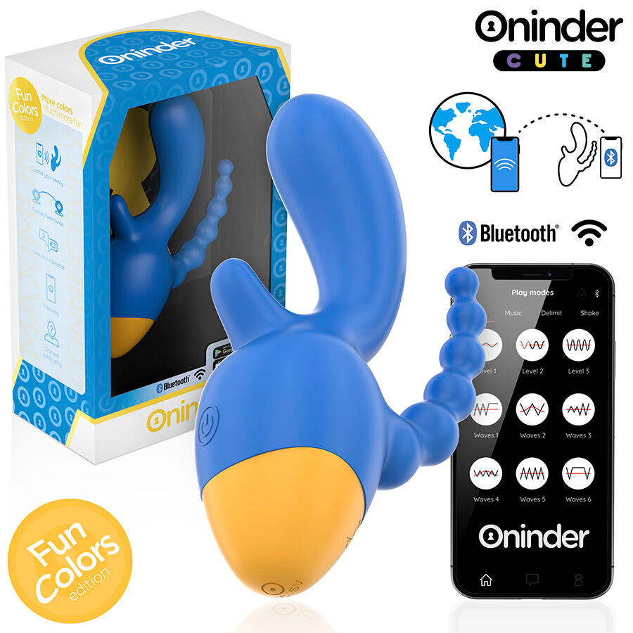 Oninder Cute - Love 3 Some Vibrador Triple - Aplicación Mundial Gratuita
