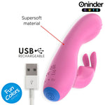 Oninder Cute - Vibrador Love Bunny para Punto G y Clítoris - Aplicación Mundial Gratuita