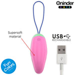 Oninder Cute - Huevo Vibratorio Giratorio Love Pleasure 360 Silicona - Aplicación Mundial Gratuita