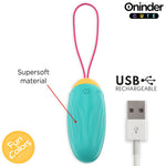 Oninder Cute - Huevo de silicona vibrogiratorio Love Pleasure - Aplicación mundial gratuita