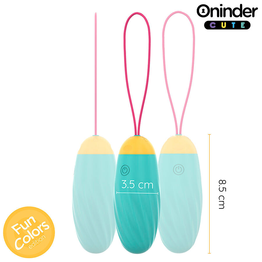 Oninder Cute - Huevo de silicona vibrogiratorio Love Pleasure - Aplicación mundial gratuita