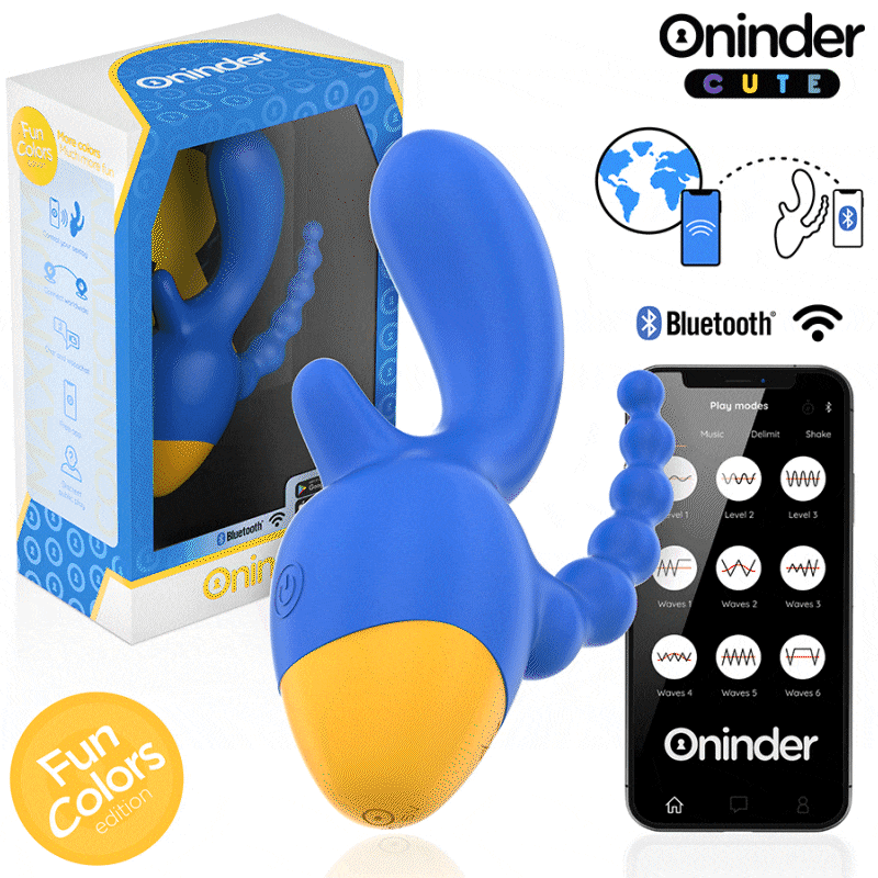 Oninder Cute - Love 3 Some Vibrador Triple - Aplicación Mundial Gratuita