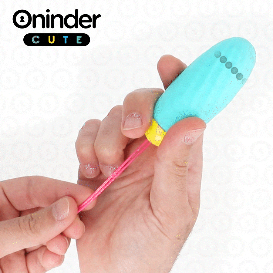 Oninder Cute - Huevo de silicona vibrogiratorio Love Pleasure - Aplicación mundial gratuita