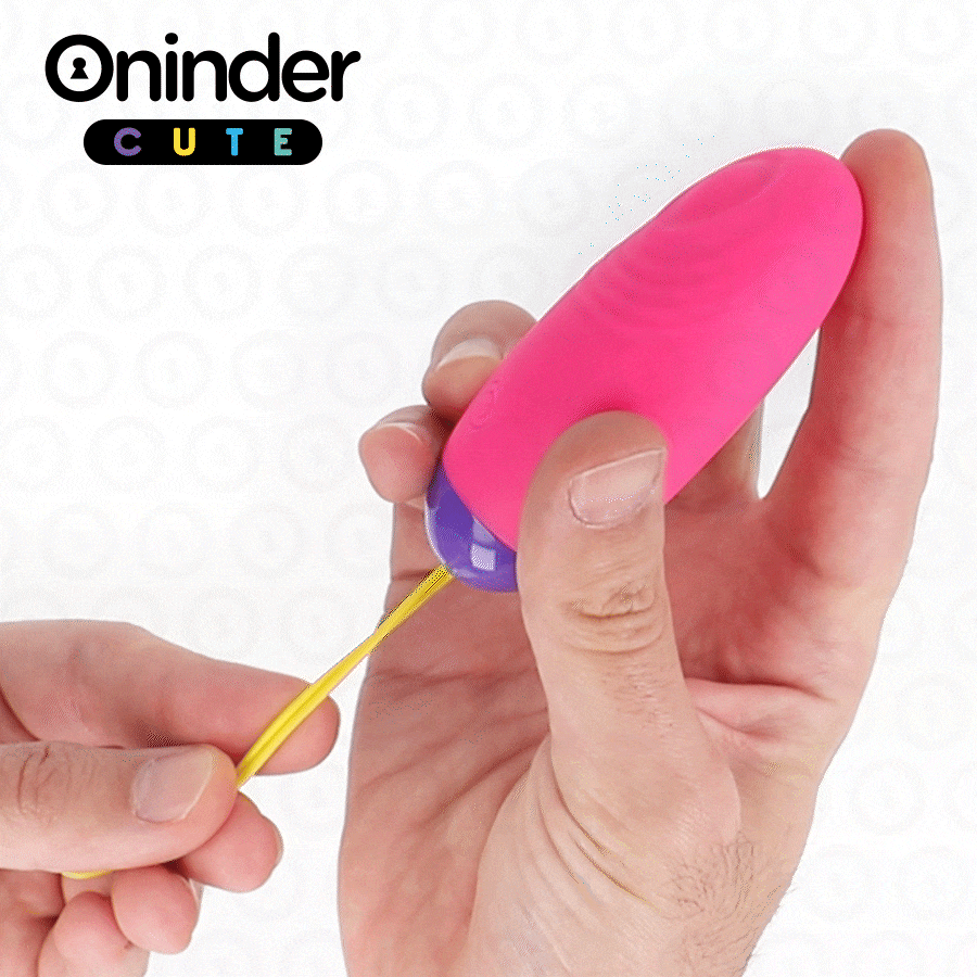 Oninder Cute - Huevo de silicona con vibro-ondas y placer de amor - Aplicación mundial gratuita