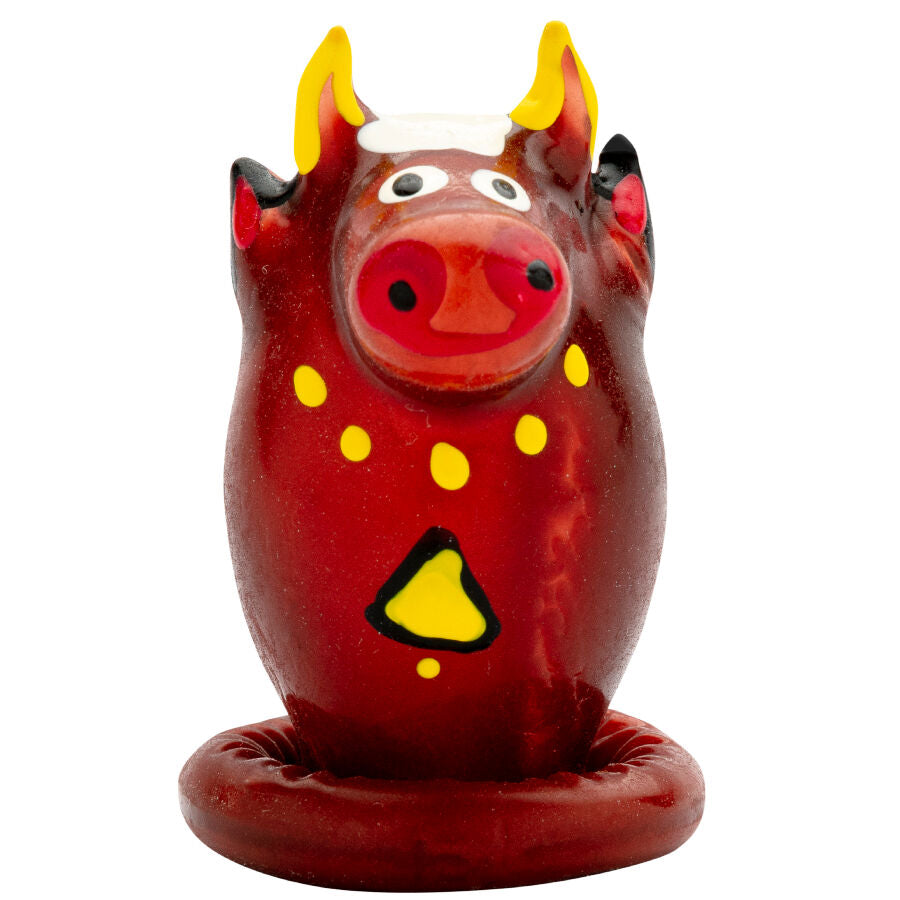 Condomería - Preservativos Novedades Pintados a Mano Modelo Toro 1