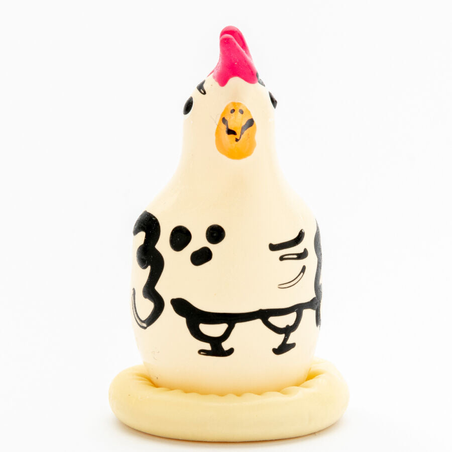 Condomerie - Preservativos Novidades Pintados à  Mão Cocky Rooster