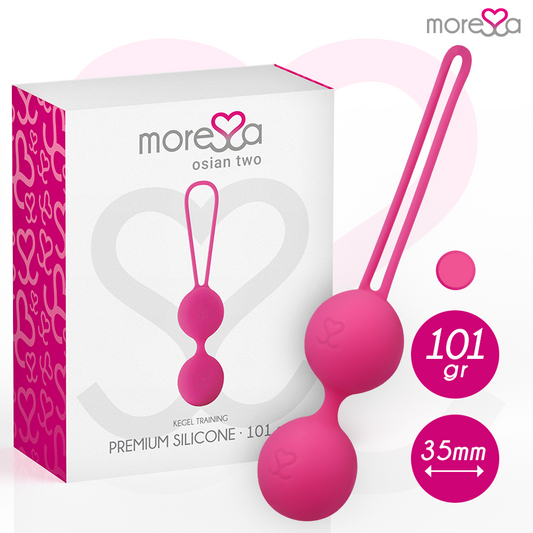 Moressa - Osian Dois Silicone Premium Rosa