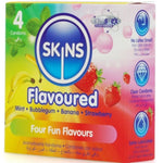 Skins - Preservativos Premium Multisabores Pack de 4