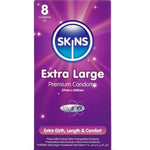 Skins - Preservativos Extra Grandes Premium Pack de 8