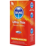Skins - Preservativos Ultra Finos Prémium Paquete de 16