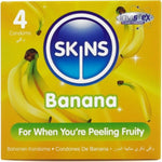 Skins - Preservativos Banana Premium Paquete de 4