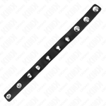 Kink - Anel de Pénis de Couro Com Espigões 21,5 X 1,6 cm