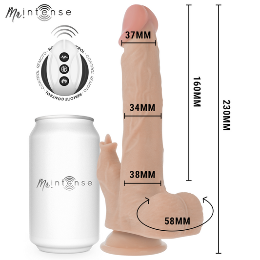 Mr Intense - Redford Pénis Realista Controle Remoto 23 cm -O- 3,5 cm