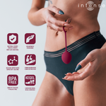 Intense - Kit Charli Kegel Ball Burgundy