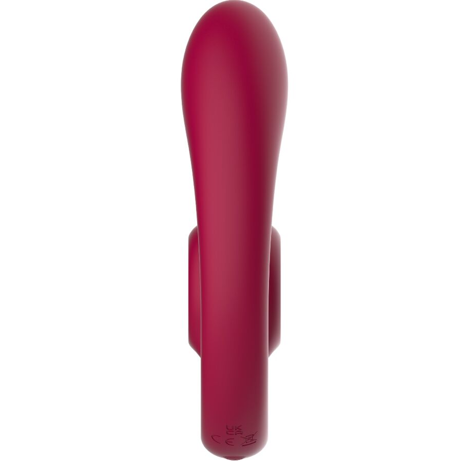 Snail Vibe - Gizi Dúo Estimulador de Parejas con Control Remoto Burgundy