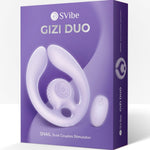 Snail Vibe - Gizi Duo Estimulador de Parejas con Control Remoto Lilas