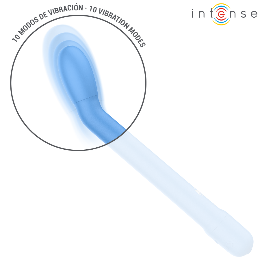 Intense - Estimulador de Ponto G Recarregável Karlie Azul