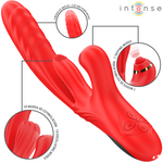 Intense - Rosalia Vibrador Multifuncional 3 En 1 Rojo