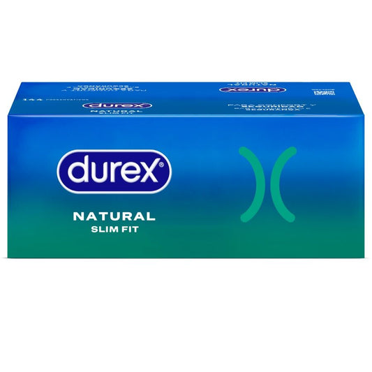 Durex - Natural Slim Fit Básico 144 Unidades