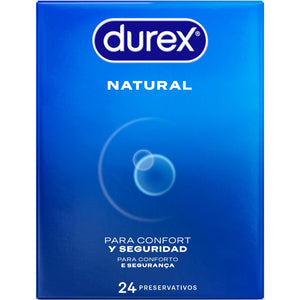DUREX - PRESERVATIVOS NATURAIS 24 UNIDADES