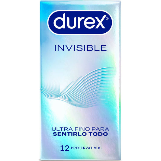 Durex - Preservativos Ultra Finos Invisíveis 12 Unidades