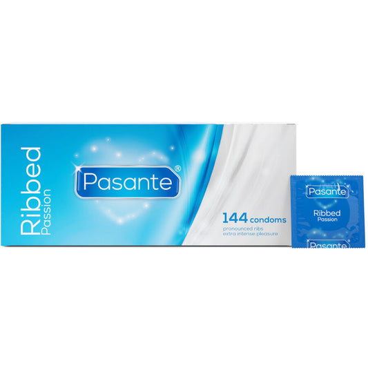 Pasante - Camisinhas Passion Com Caneladas Caixa 144 Unidades