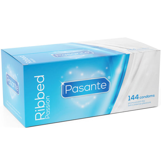 Pasante - Camisinhas Passion Com Caneladas Caixa 144 Unidades