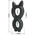 Crazy Bull - Anel Duplo de Silicone Toran Modelo 20
