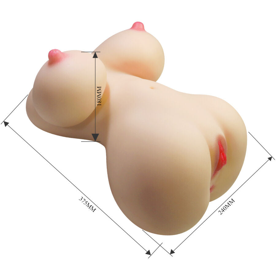 Crazy Bull - Fiona Tronco Femenino Realista Vagina y Anal 7,1 Kg